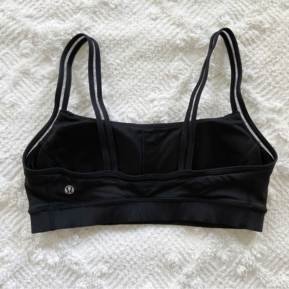 Lululemon Black Sports Bra Size 4 6